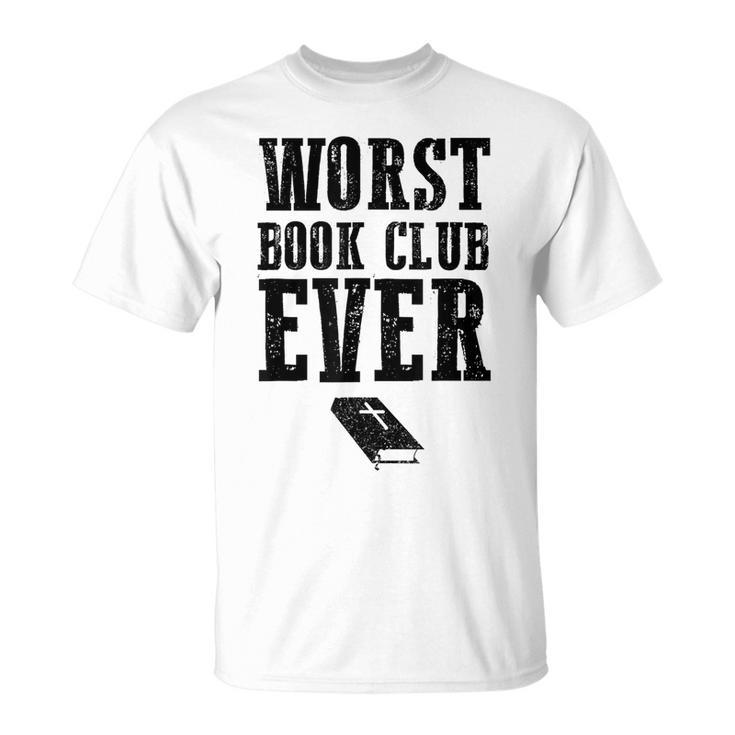 Funny Religion Bible Atheism Worst Book Club Ever Unisex T-Shirt