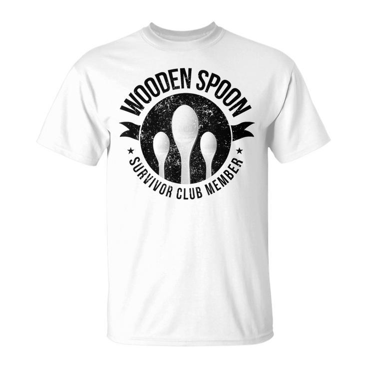 Retro Vintage Wooden Spoon Survivor T-Shirt