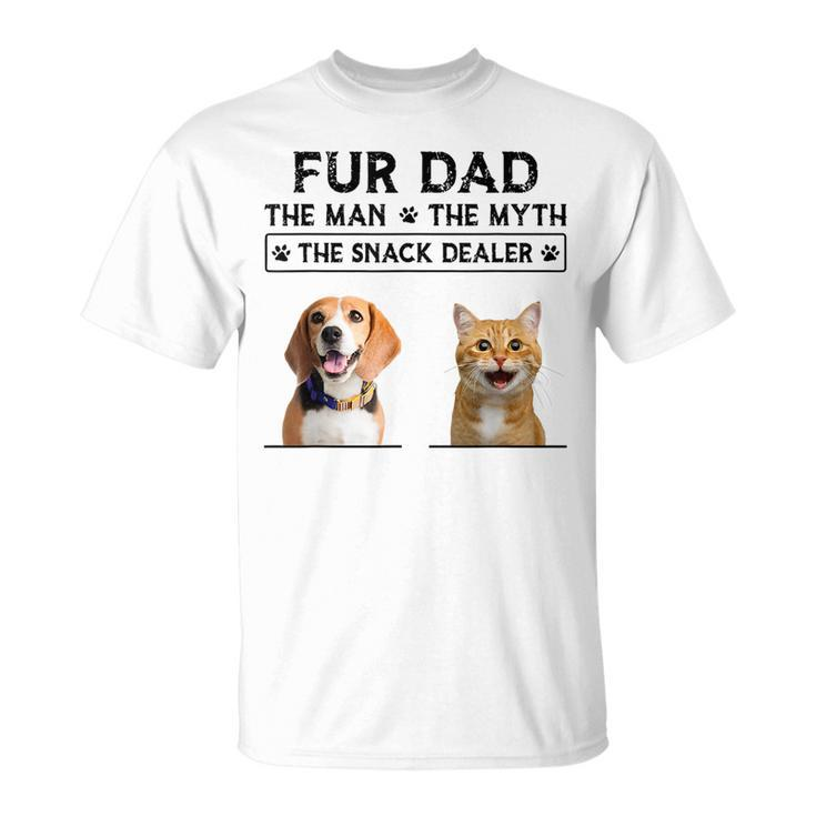 Fur Dad The Man The Myth The Snack Dealer  Unisex T-Shirt