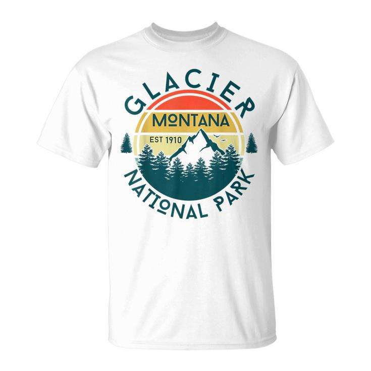 Glacier National Park Montana Hiking Nature Outdoors  Unisex T-Shirt