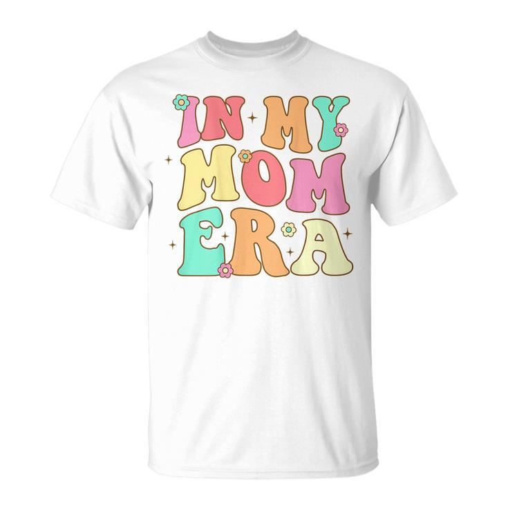 Groovy Retro In My Mom Era Cool-Moms Club On Back Costume  Unisex T-Shirt