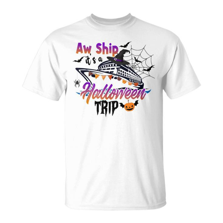 Halloween Cruise Squad Family 2023 Cruising Crew Trip T-Shirt