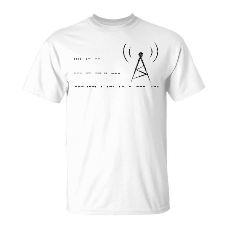 Ham Radio Code Funny Operator Graphic  Unisex T-Shirt