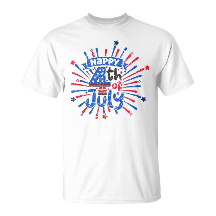 Happy 4Th Of July 2023 Patriotic American Independence-Day  Unisex T-Shirt