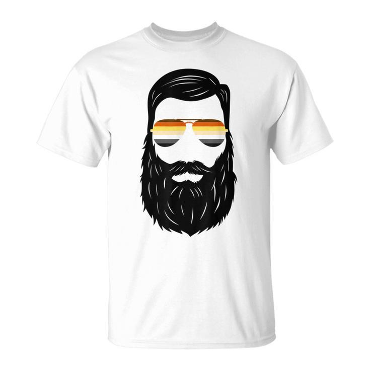 Hipster Daddy Gay Pride Lgbt Bear Mens Beard  Unisex T-Shirt