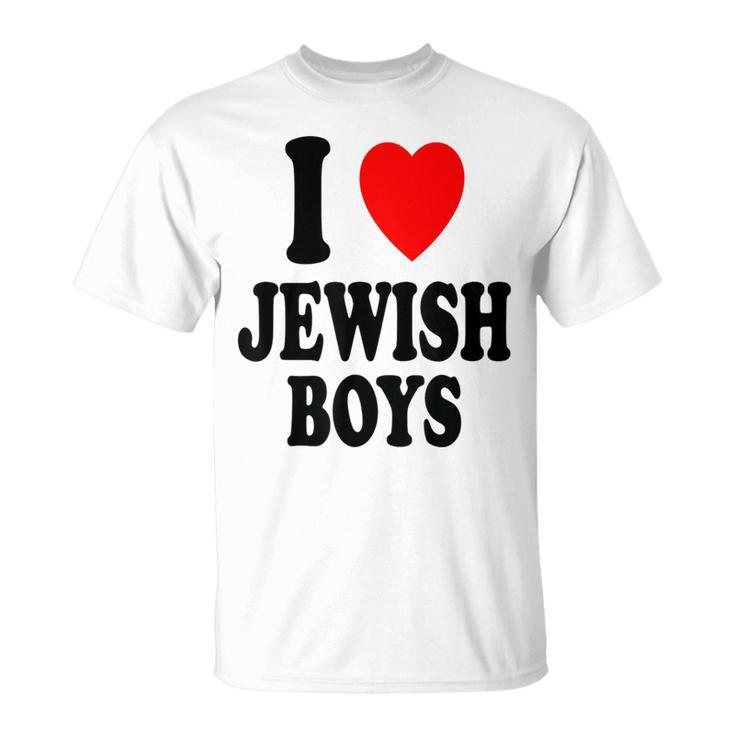 I Heart Love Jewish Boys Hebrew Israel Attraction  Unisex T-Shirt