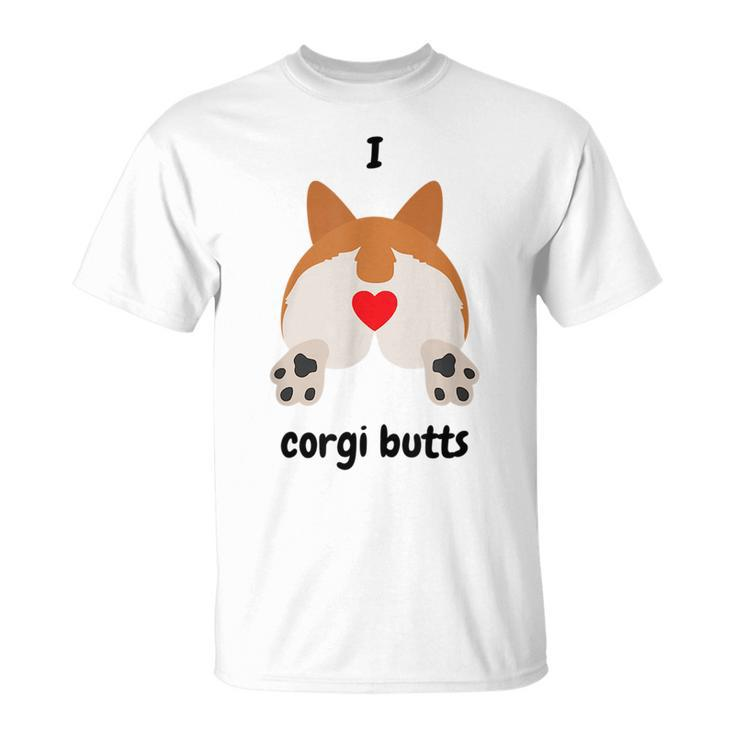 I Love Corgi Butts  Unisex T-Shirt