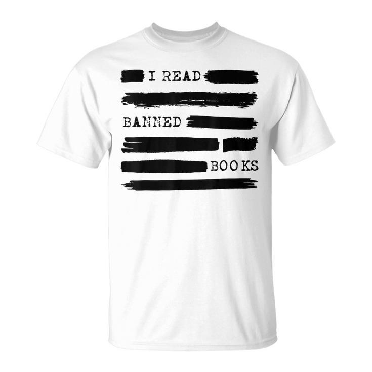 I Read Banned Books Banned Books Week Gift Librarian Teacher Unisex T-Shirt