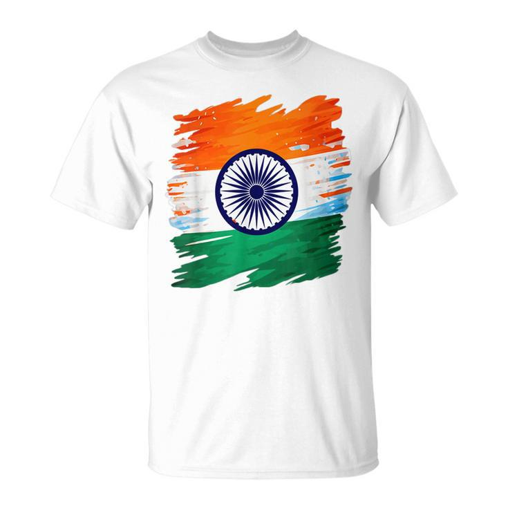 India Independence Day 15 August 1947 Indian Flag Patriotic T-Shirt