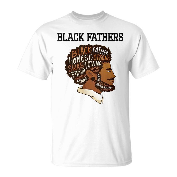 Junenth Black Fathers Matter Fathers Day Pride Dad Black  Unisex T-Shirt