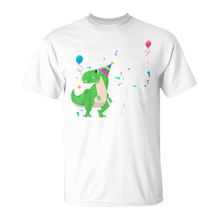 Kids 5 Year Old Gifts 5Th Birthday Boy T Rex Dinosaur Child  Unisex T-Shirt