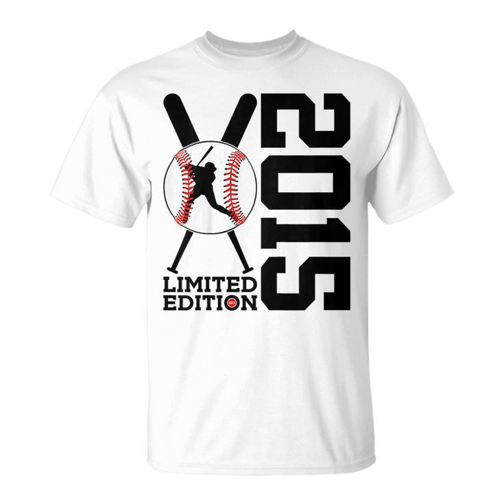 Kids 8Th Birthday Baseball Limited Edition 2015  Unisex T-Shirt