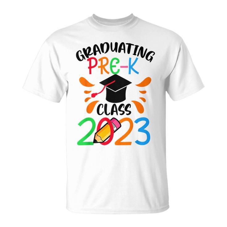 Kids Graduating Prek Class 2023 Funny Prek Graduation Grad  Unisex T-Shirt