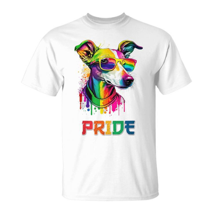 Lgbt Lesbian Gay Pride Italian Greyhound Dog  Unisex T-Shirt
