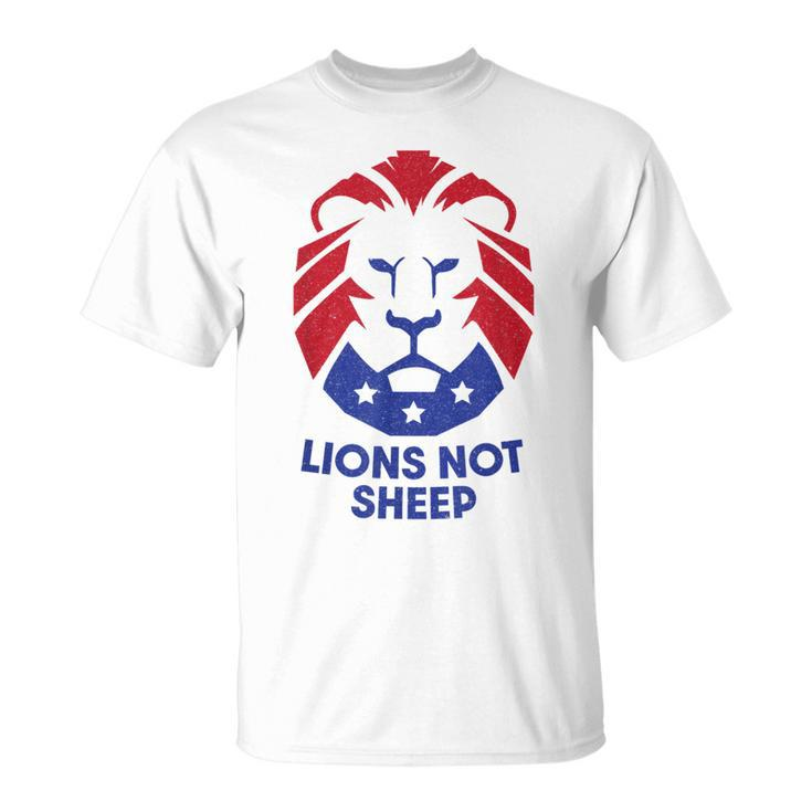 Lions Not Sheep Patriot  Unisex T-Shirt
