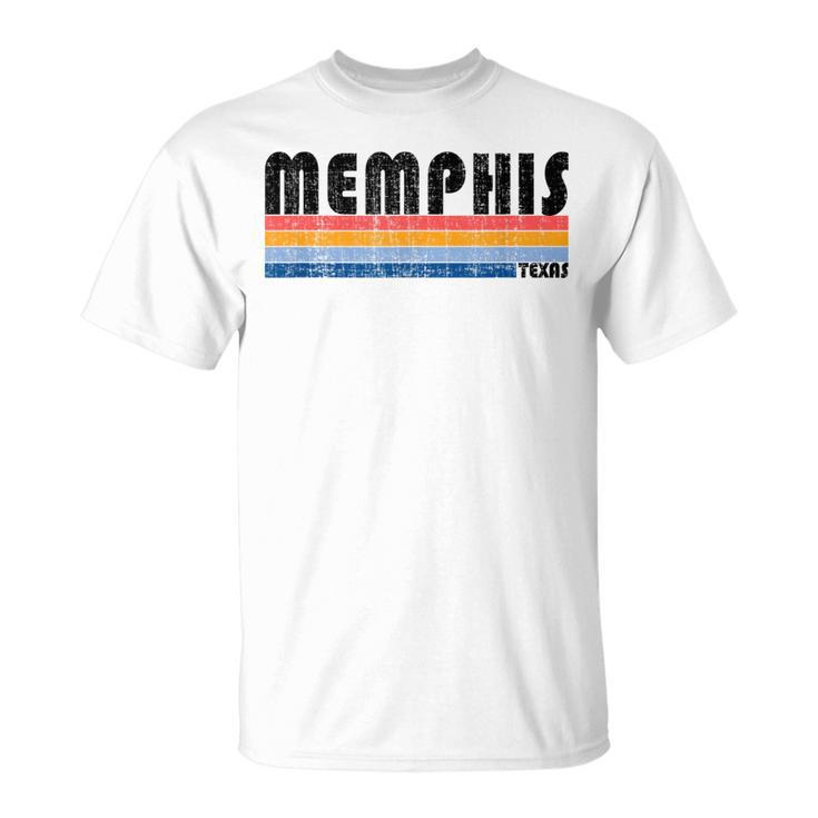 Memphis Tx Hometown Pride Retro 70S 80S Style  Unisex T-Shirt