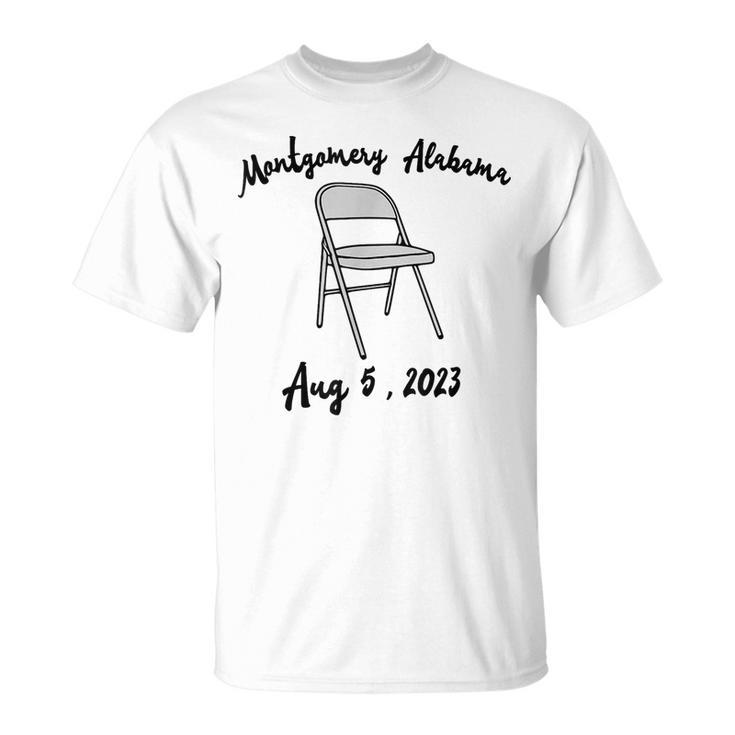 Montgomery Alabama Boat Fight Riverboat Brawl Folding Chair T-Shirt