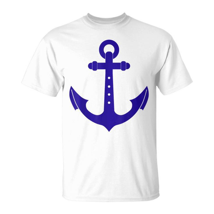 Nautical Anchor Cute Design For Sailors Boaters & Yachting  Unisex T-Shirt
