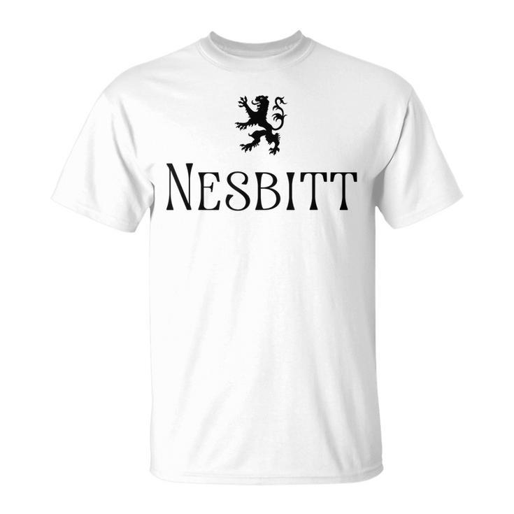 Nesbitt Clan Scottish Family Name Scotland Heraldry Unisex T-Shirt