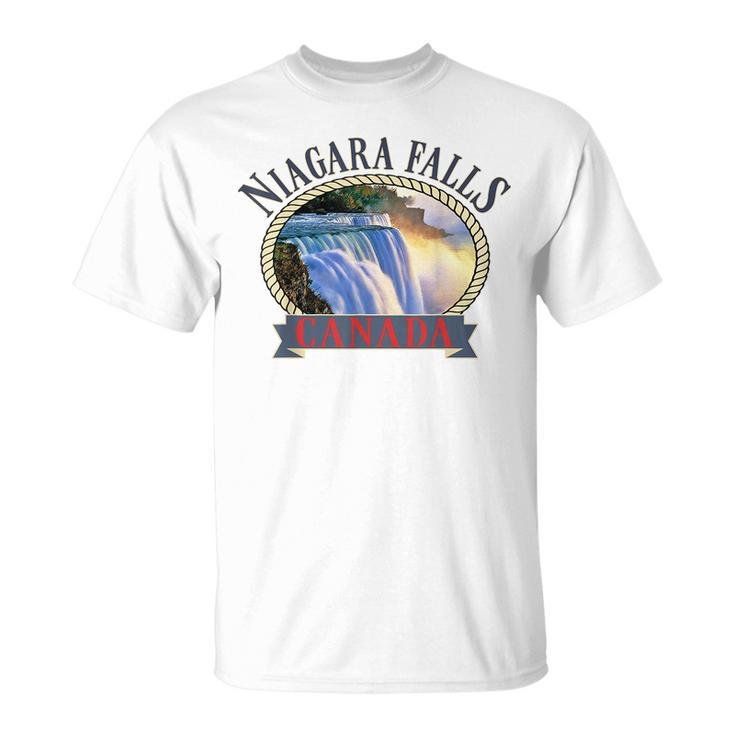 Niagara Falls Canada Usa Nature River  Unisex T-Shirt