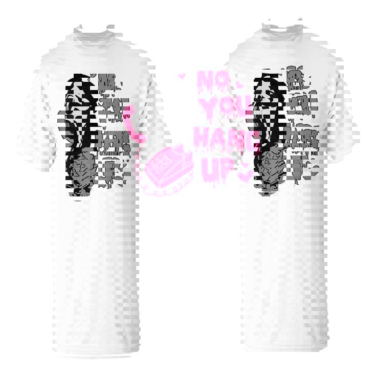 No You Hang Up Ghost Calling Halloween T-Shirt