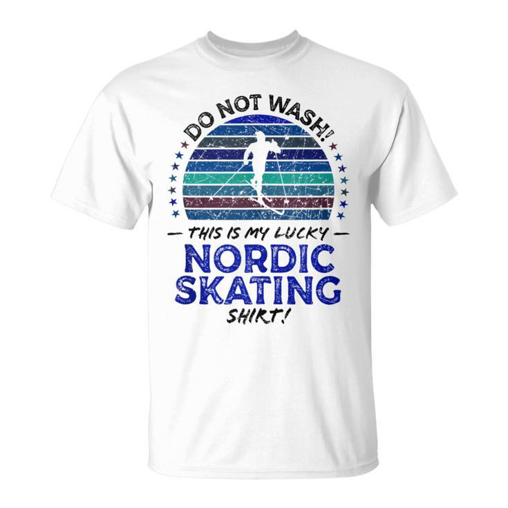 Nordic Skating Skater Quote Graphic T-Shirt