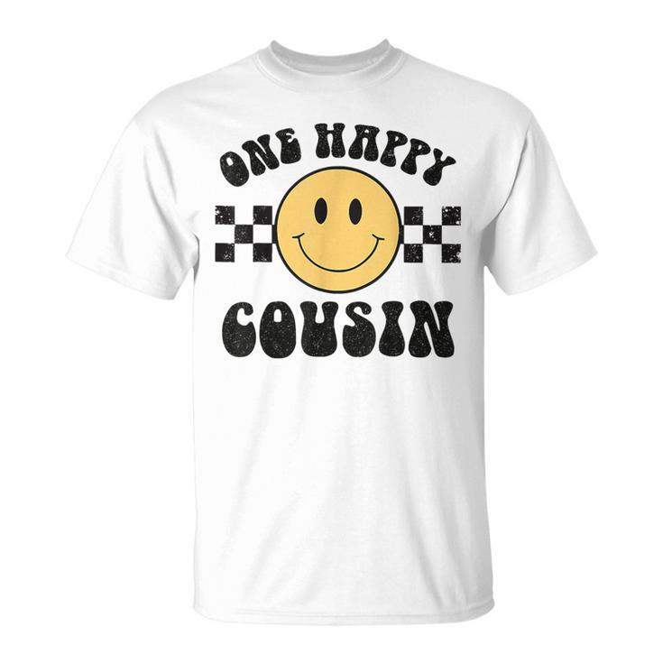 One Happy Dude 1St Birthday One Cool Cousin Family Matching T-Shirt