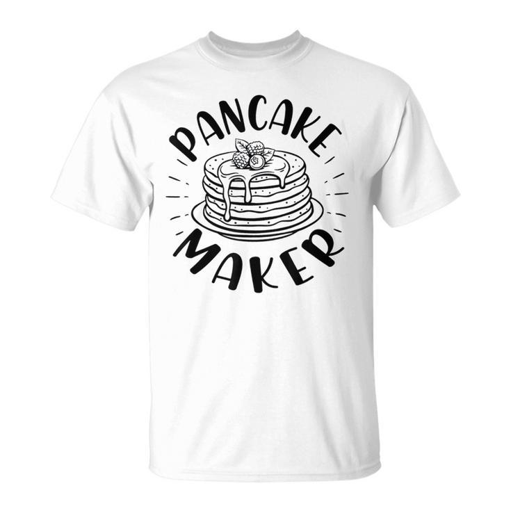 Pancake Maker Dad And Kid Pancake Dad Son Matching  Unisex T-Shirt