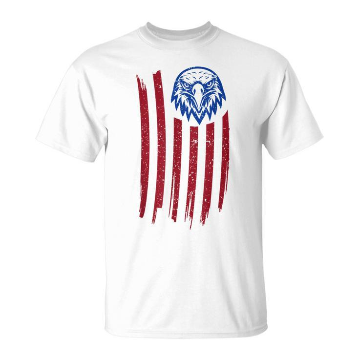 Patriotic Eagle July Fourth 4Th Of July American Flag  Unisex T-Shirt