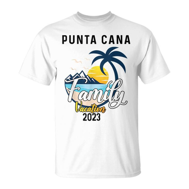 Punta Cana Family Vacation 2023 Matching Dominican Republic  Unisex T-Shirt