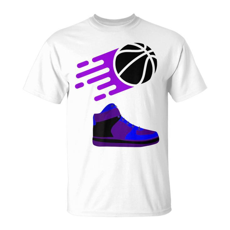Purple Basketball Sneaker  Unisex T-Shirt