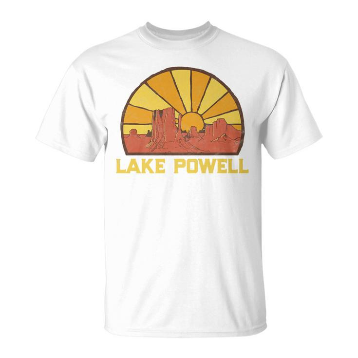 Retro Lake Powell Sun Vintage Graphic T-Shirt