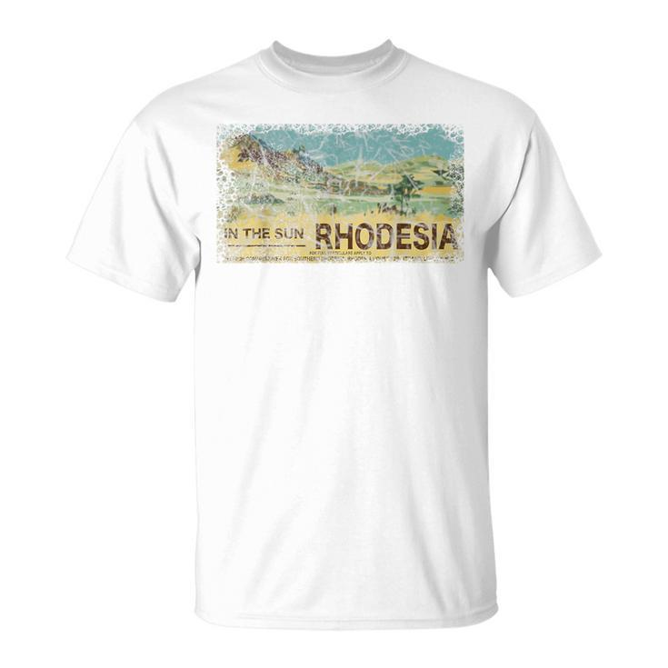 Rhodesia Poster Advertisement In The Sun Rhodesian T-Shirt