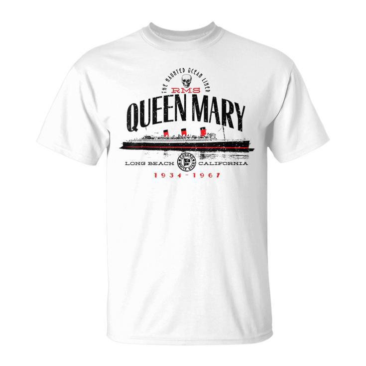 Rms Queen Mary The North Atlantic Ocean From 1936 To 1967 T-Shirt