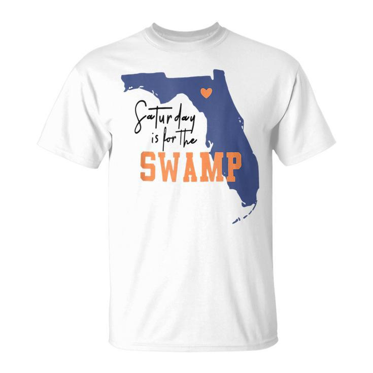 Saturday Is For The Swamp Uf Football Swamp University T-Shirt