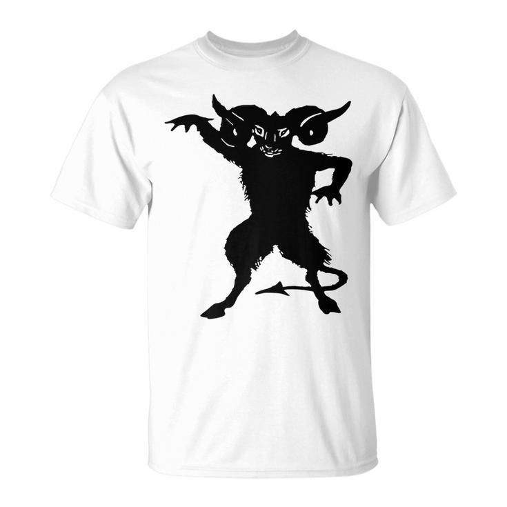 Scary Goat Devil   Unisex T-Shirt