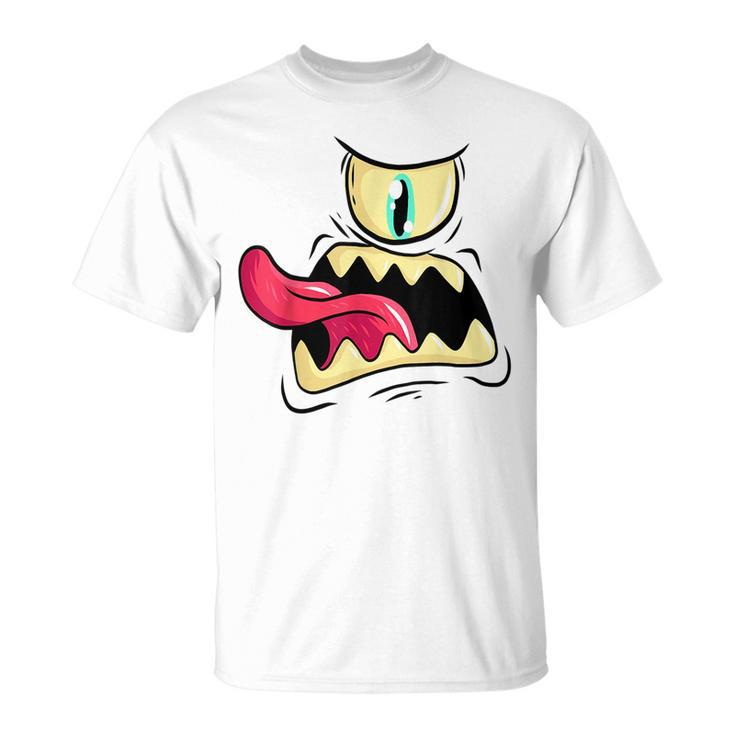 Scary Monster Costume Kids Funny Carneval  Unisex T-Shirt