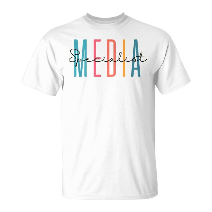 School Librarian Library Squad Media Specialist  Unisex T-Shirt