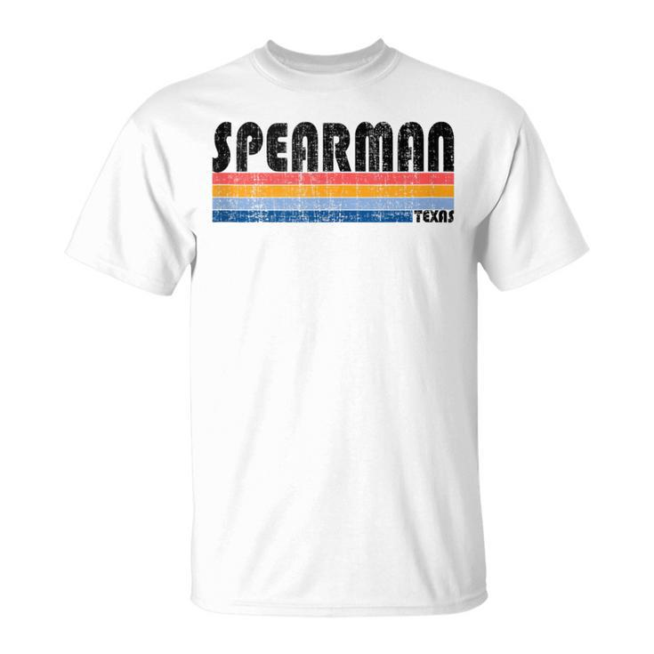 Spearman Tx Hometown Pride Retro 70S 80S Style T-Shirt
