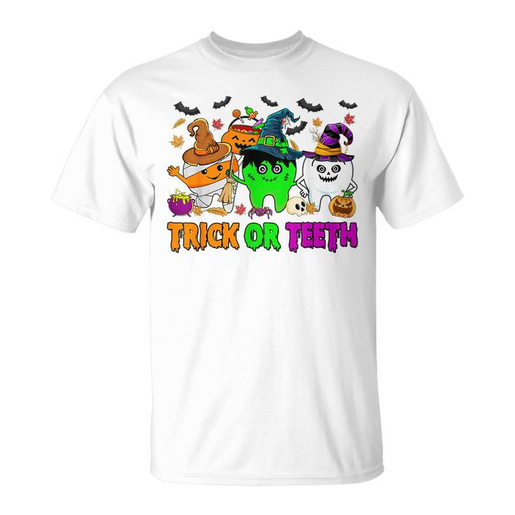 Spooky Dentist Halloween Trick Or Th Dental Assistant  Unisex T-Shirt