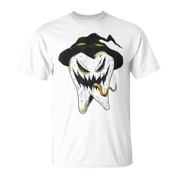 Spooky Scary Tooth Halloween Dentist  Unisex T-Shirt