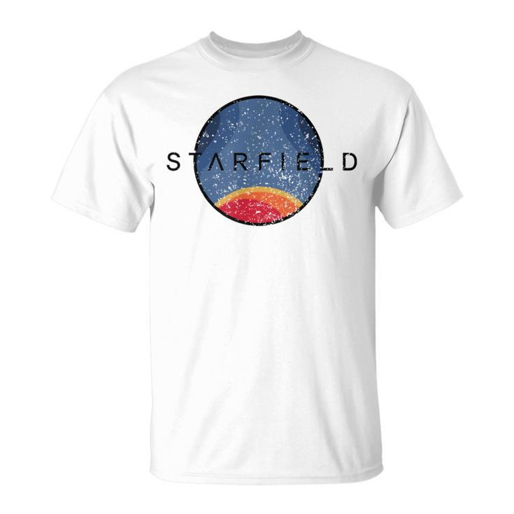 Starfield Star Field Space Galaxy Universe Vintage Retro T-Shirt