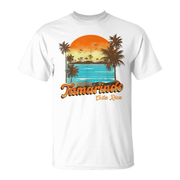 Tamarindo Costa Rica Beach Summer Vacation Sunset Palm Trees  Costa Rica Funny Gifts Unisex T-Shirt