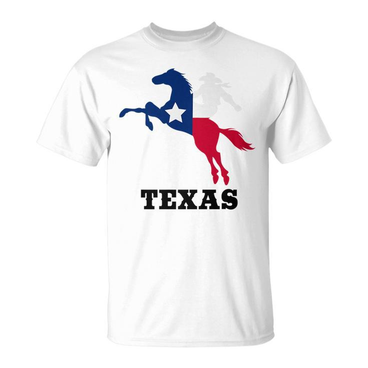 Texas Flag Rodeo Cowboy Cowgirl  For Men For Women Unisex T-Shirt