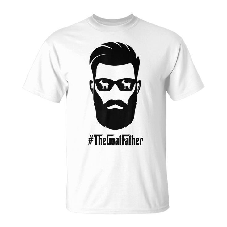 The Goat Father  The Goatfather With Beard & Glasses  Unisex T-Shirt