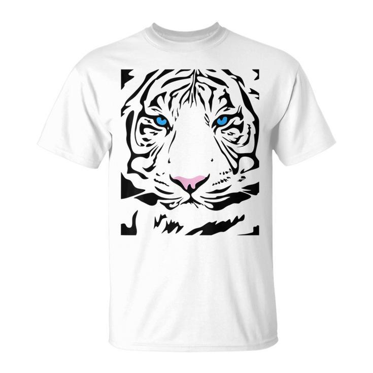 Tiger Tigress Face Fierce And Wild Beautiful Big CatT-Shirt