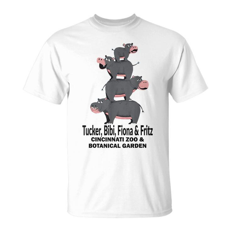 Tucker-Bibi-Fiona And Fritz Hippo  Unisex T-Shirt