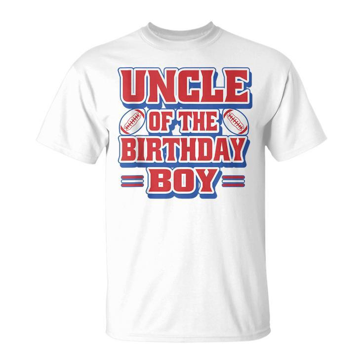 Uncle Football Birthday Boy Family Baller B-Day Party   Unisex T-Shirt