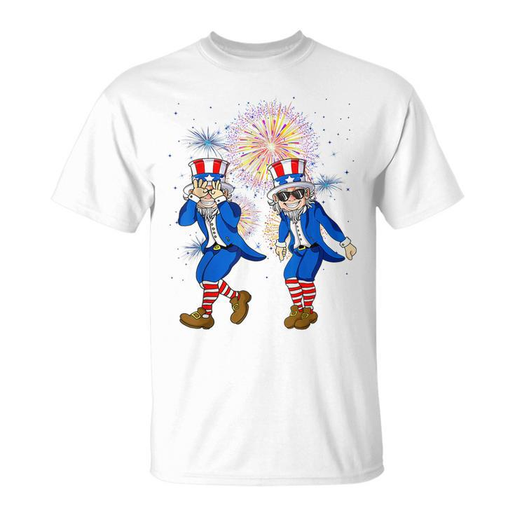 Uncle Sam Griddy Dance 4Th Of July Independence Day T-shirt