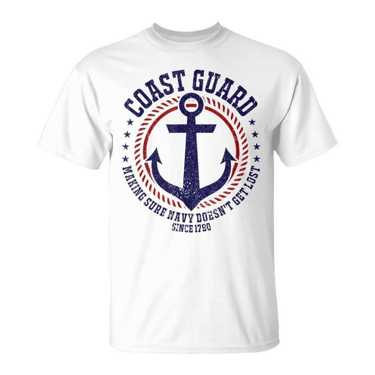 Us Coast Guard  United Stated Armed Forces Dad Gift Funny Gifts For Dad Unisex T-Shirt